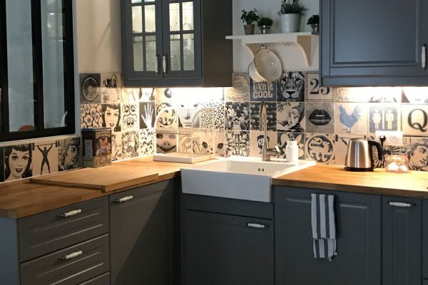 Cucina Indigo stile industriale