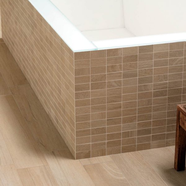 Noa Naturel 15x90 - Noa Naturel 45 Mosaïque 6 col - Gres Porcellanato 7,5x3,75