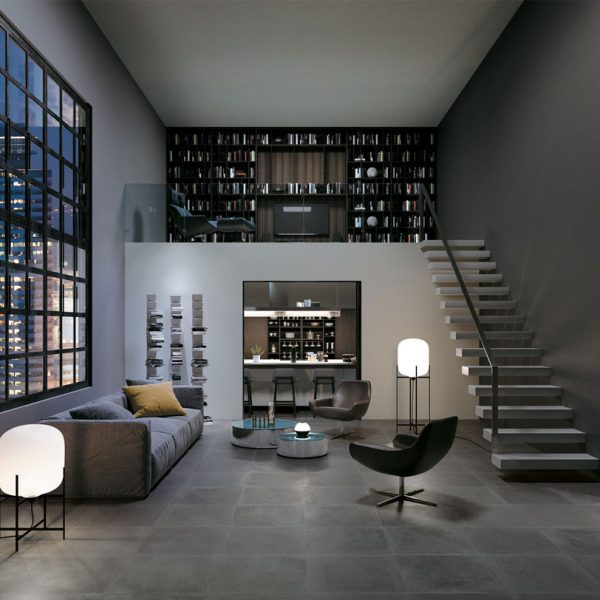 Tango Graphite 60x60 - Piastrelle per Soggiorno