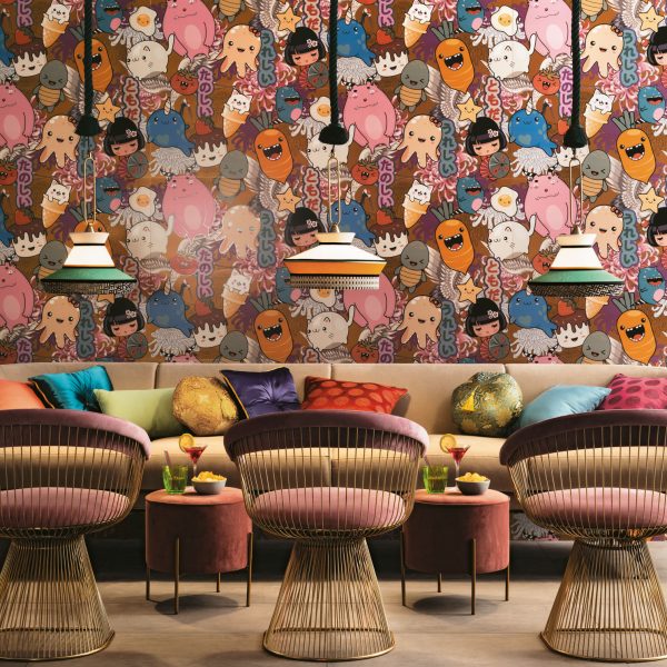 Kawaii Piastrelle Rivestimento Mix Bar 80x80