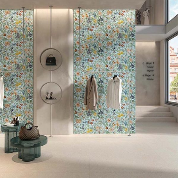 bloom piastrelle pasta bianca