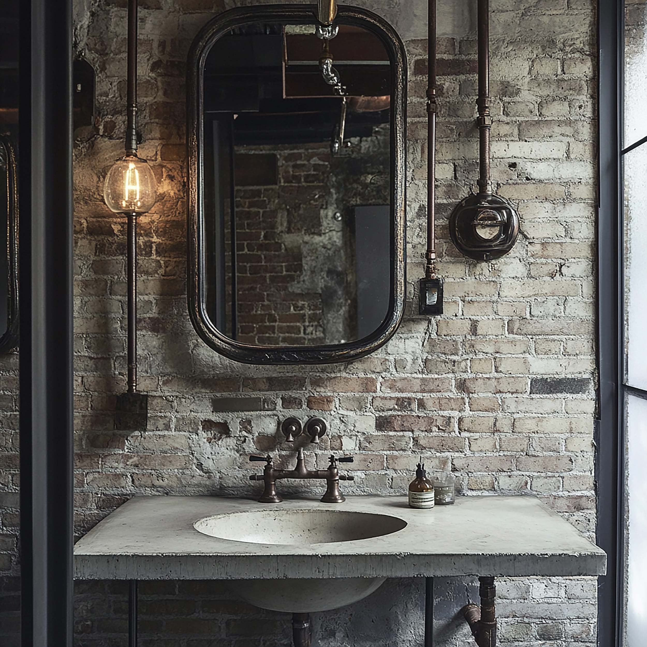 Illuminazione tubi per bagno