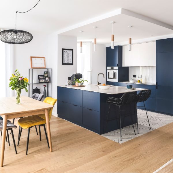 Cucina moderna con Bohème - Progetto Blue Sky