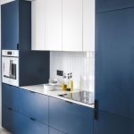 Cucina blu su misura - Progetto Blue Sky