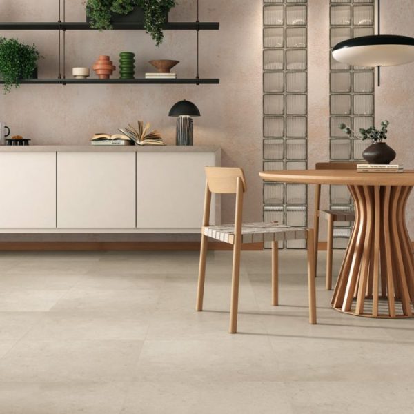 piastrelle beige effetto pietra