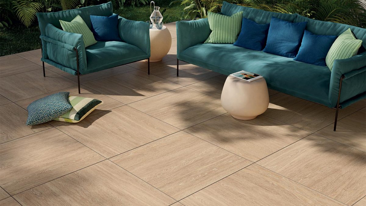 Gres porcellanato beige 60x60 effetto legno