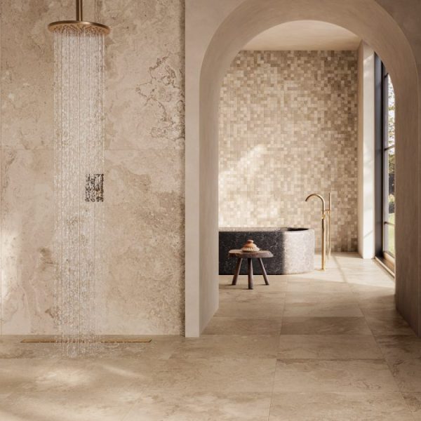 piastrelle beige 60x60 bagno