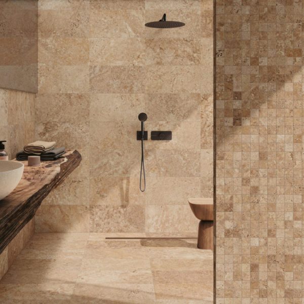 piastrelle effetto pietra beige