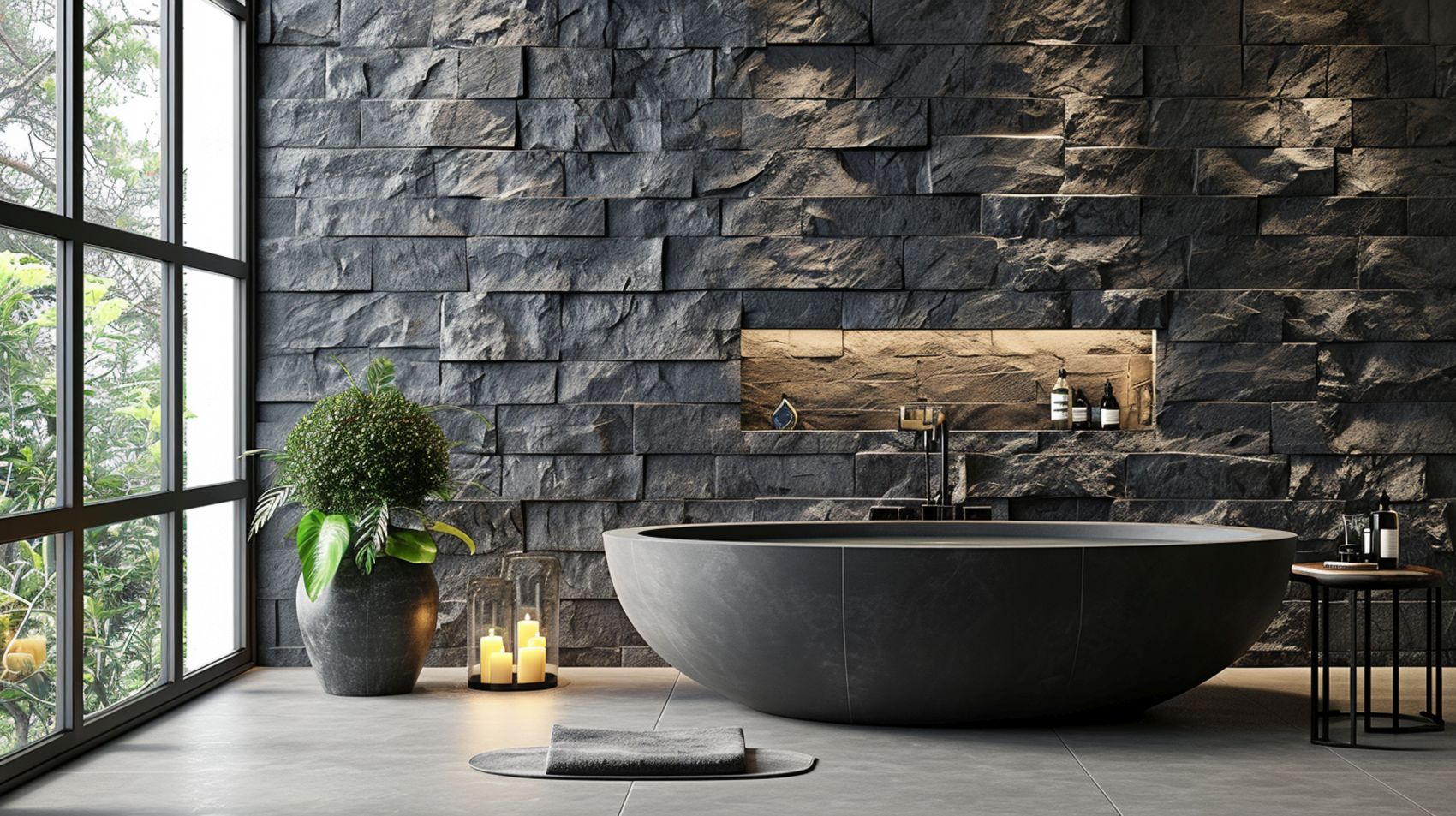 bagno design nicchie integrate