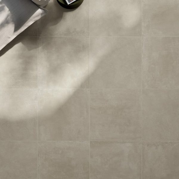 gres porcellanato effetto cemento beige