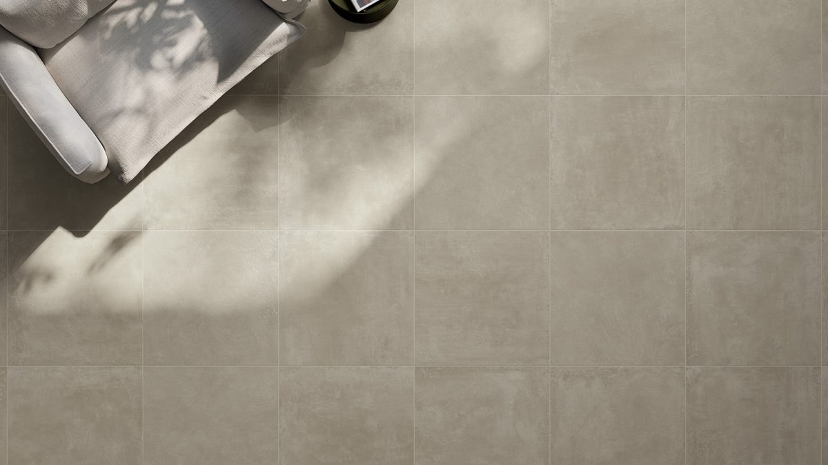 beige concrete effect tiles
