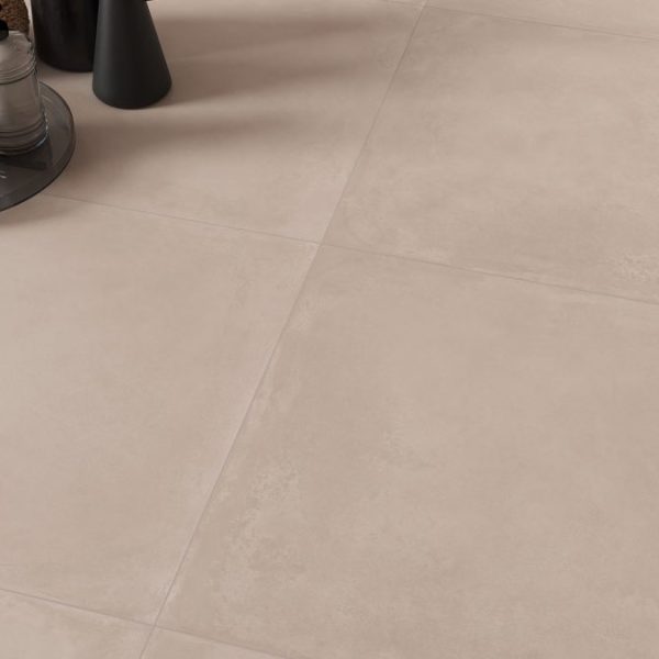piastrelle effetto cemento beige