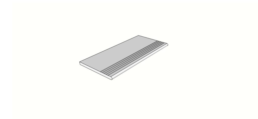 Angolo esterno completo (2pz) bordo arrotondato con antisdrucciolo <span style="white-space:nowrap;">30x60 cm</span> &nbsp; <span style="white-space:nowrap;">sp. 20mm</span>