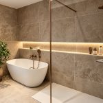 Solithe, gres porcellanato effetto pietra - Colombine Viallet Architecte